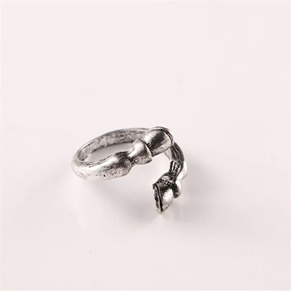 Хорошее качество, модное винтажное кольцо с подковкой для мужчин и женщин, кольцо с животным копытом, ювелирное изделие
