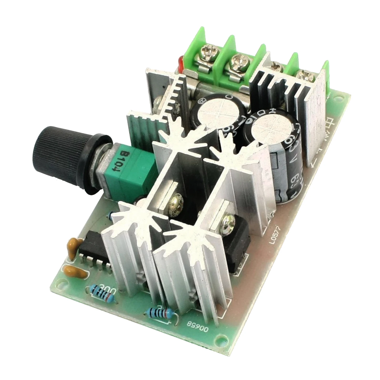 Новый стиль контроллер скорости вентиляционный двигатель PWM DC 10 60 V 20 A 1200
