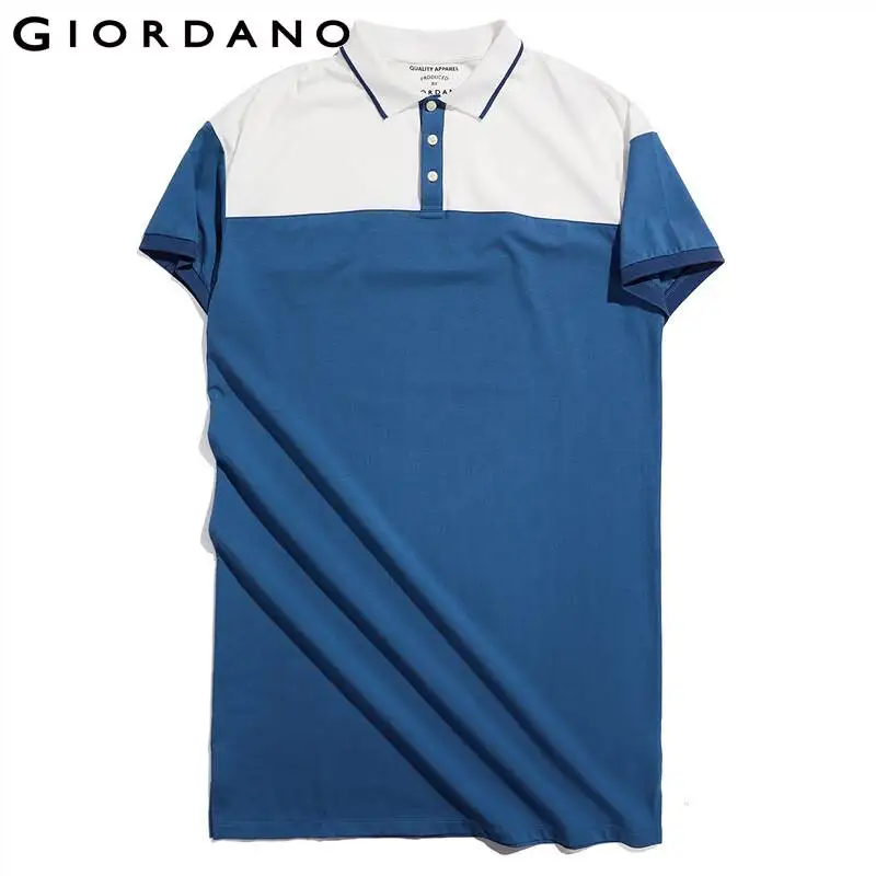 Платье поло Giordano женское эластичное хлопковое спандекс короткий рукав