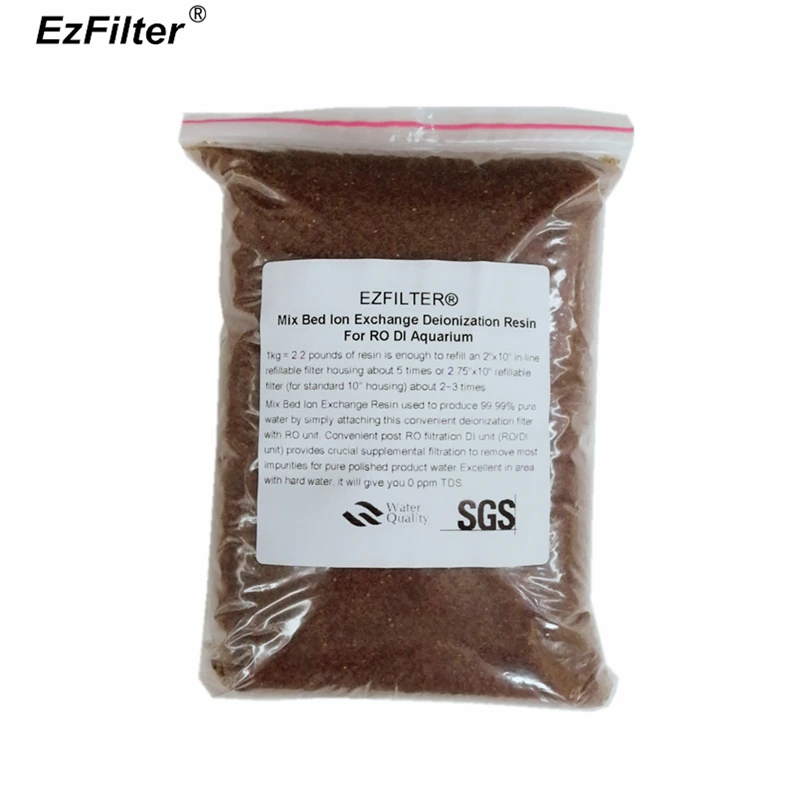 

Mix Bed Ion Exchange Resin DI Polishing Resin Ultrapure Spout For Water Filter Purification RO DI Aquarium