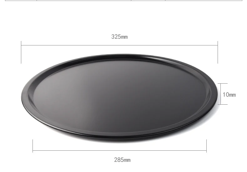 Ibaking 12 13 дюймов углеродистая сталь антипригарная сковорода для пиццы круглая тарелка лоток DIY домашняя выпечка сковорода для мяса на гриле Mold Форма для духовки