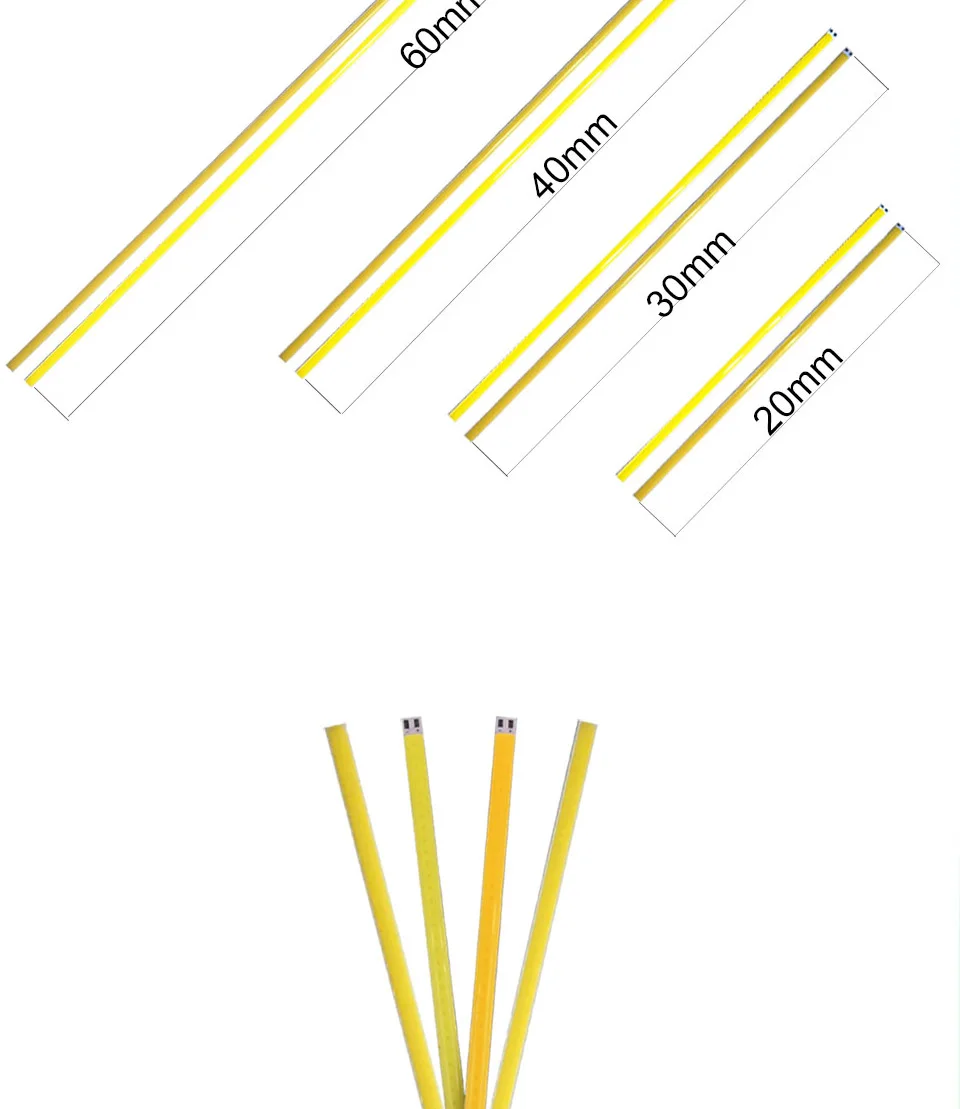dc 12v 10w 20w 60cm 40cm 30cm 20cm cob led strip car light (4)