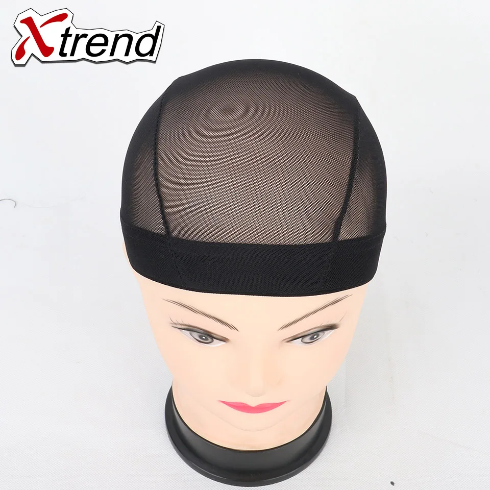 Wig Net Caps For Making Wigs And Hair Weaving Stretch Adjustable Wig Black  Dome Cap For Hair Net - Buy Wig Net Caps For Making Wigs And Hair Weaving  Stretch Adjustable Wig