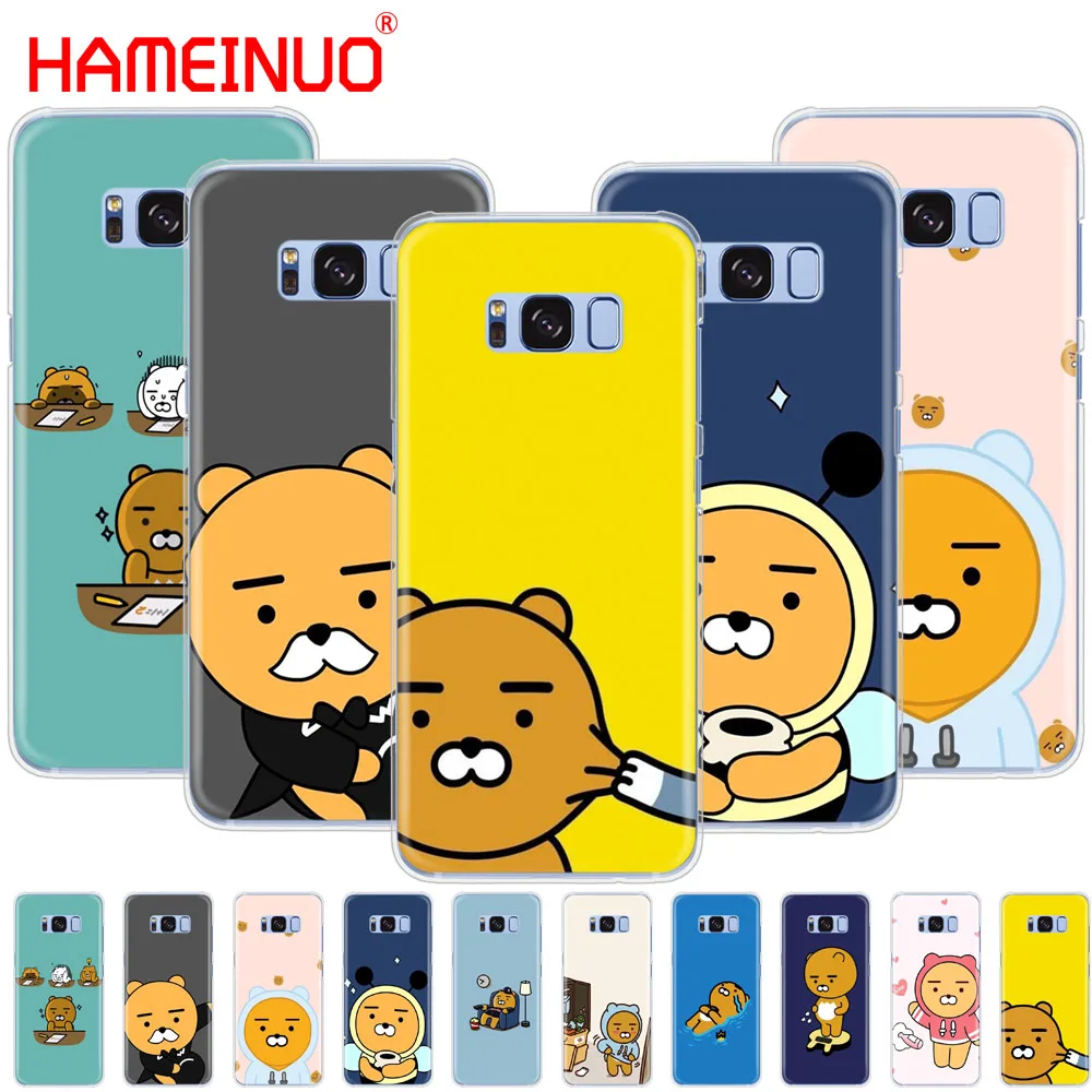 

HAMEINUO cartoon funny cocoa cell phone case cover for Samsung Galaxy S9 S7 edge PLUS S8 S6 S5 S4 S3 MINI