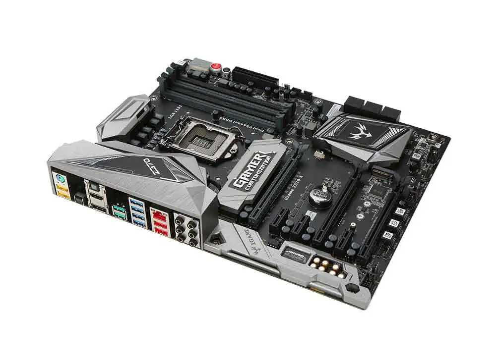 Цветная материнская плата iGame Vulcan X Intel Z370 LGA 1151 DDR4 SATA 6 ГБ/сек. материнская плата по стандарту ATX материнская плата 2 M.2 фронтальная USB3.0 2-Way SLI Pro Gaming