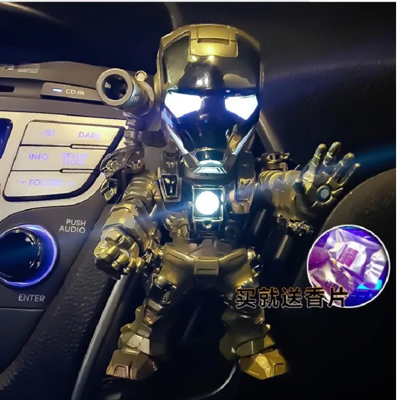 

Avengers Spider-Man Car Perfume Iron Man Car Sockets Perfume Original Car Perfume Air Freshener Car Air Conditioning Vent Clips Car Modeling