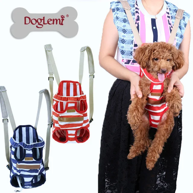 5PC Upscale Pet Stripe Chest carriers for dogs Canvas Oxford cloth dog