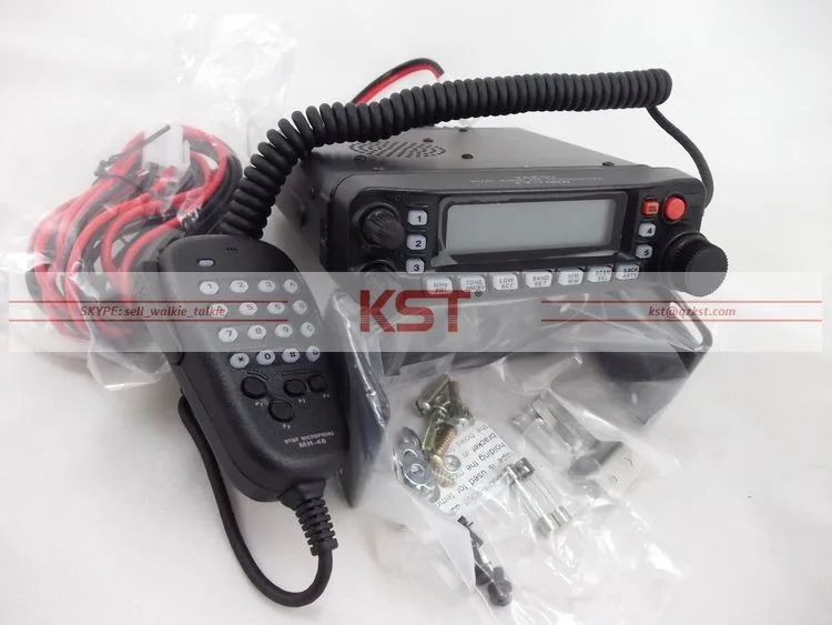 DHL Yaesu FT-7900R автомобильное мобильное радио Двухдиапазонная 10 км базовая станция радио Мобильный приемопередатчик FT7900R