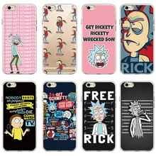 Rick y Morty divertido dibujos animados cómic Meme suave claro teléfono funda Fundas Coque para iPhone 1 Pro 7 7Plus 6S 8 8PLUS X XS Max