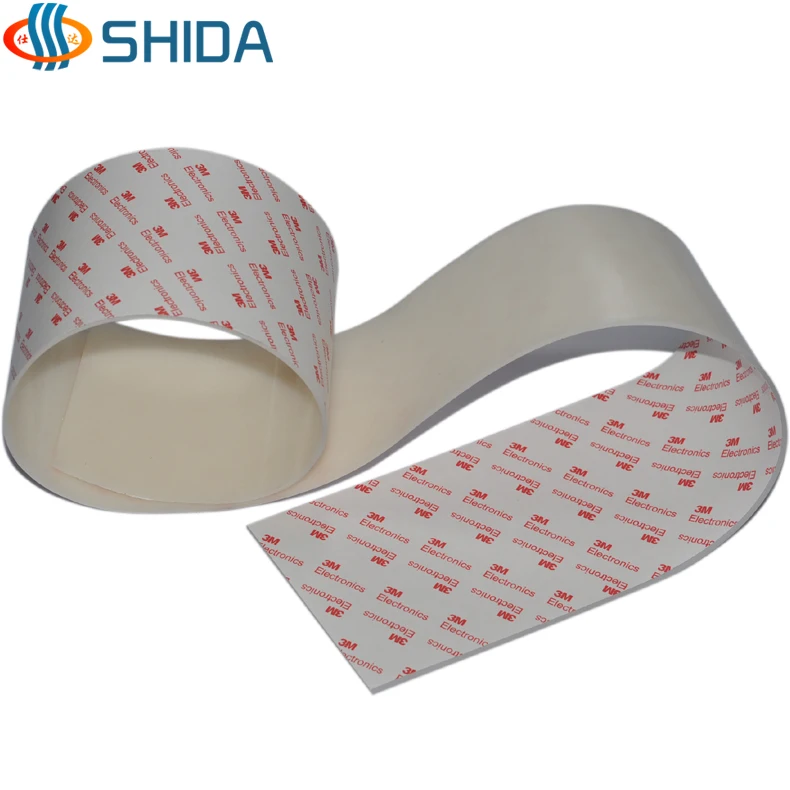 11cm*2mm*1m white and black 3M Self Adhesive Anti Slip Silicone Rubber