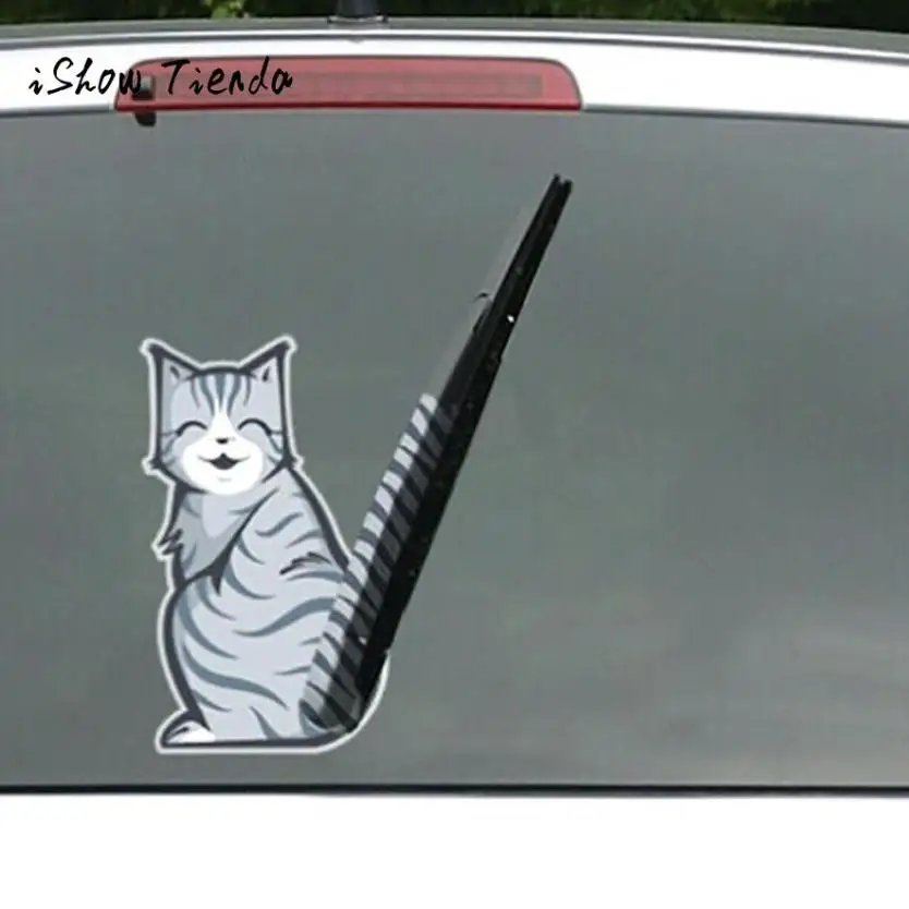 Car print car sticker Animal Cat Dog Emblem Body Window Decal Wall Decoration 25.5x15.3cm