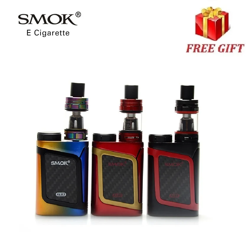 Оригинал Smok AL85 комплект 85 Вт чужой поле Mod Vape &amp 3 мл TFV8 ребенок бак elektronik пикантная