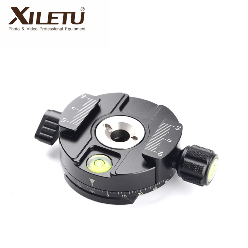 XILETU XPC 60 Rotary Camera Clamp Adapter Tripod Fast Plate Adapter