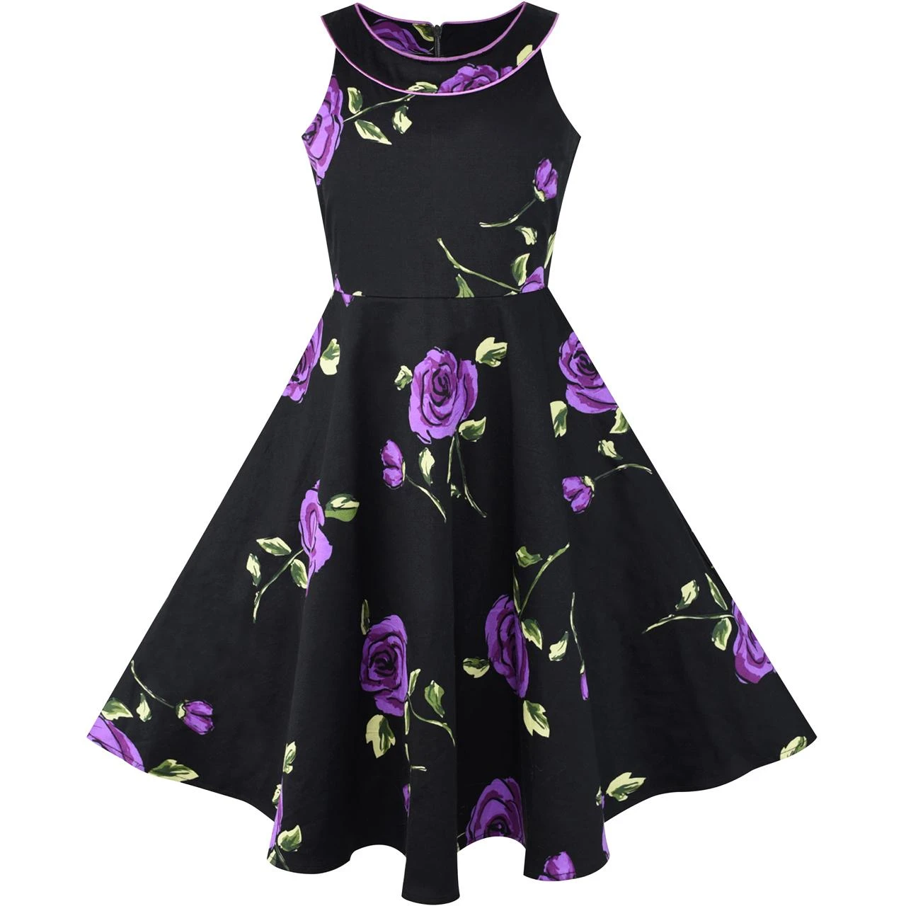 flower halter dress