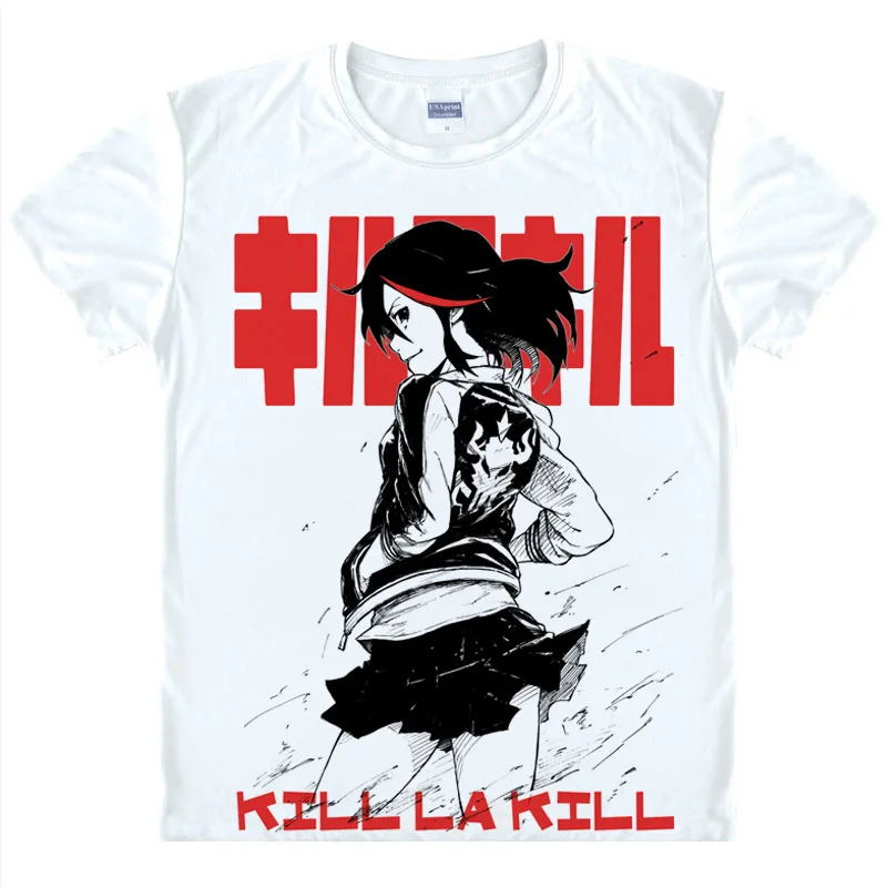 Coolprint японский Футболка с изображением в стиле аниме KILL La футболки мульти стиль