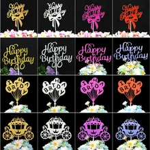 

Happy Birthday Cake Topper 1st Birthday Cake Toppers Birthday Cakes Baby Shower Decorations Party Favors Pink Cupcake Toppers