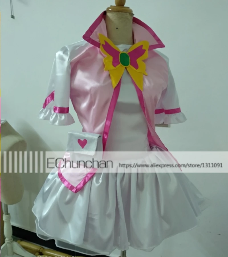 

Full sets es PreCure 5 GoGo Cosplay Cure Dream Yumehara Nozomi cosplay Costume