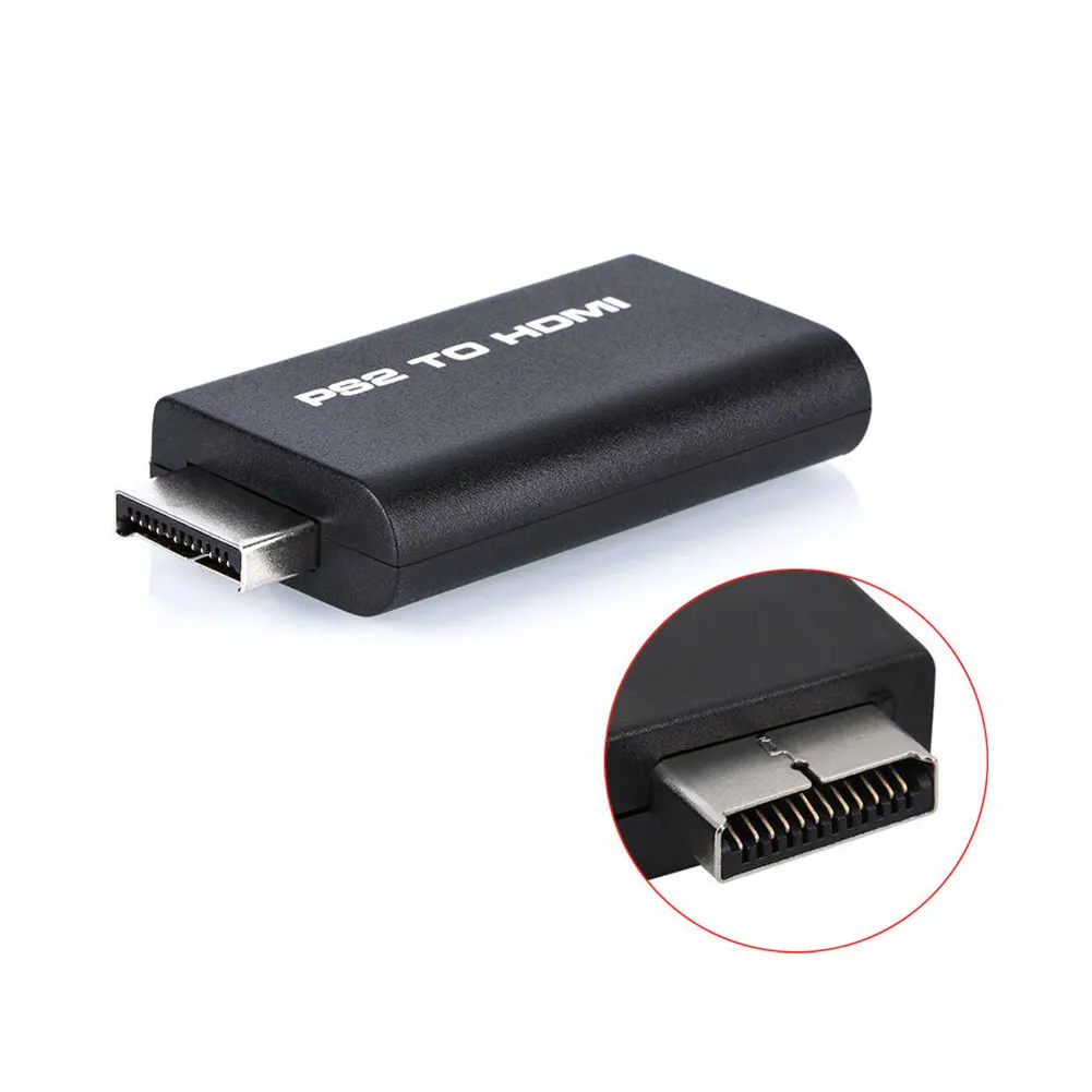 

PS2 To HDMI Audio Video Cable Converter Adapter With 3.5mm Audio Output Monitor For HDTV JLRL88
