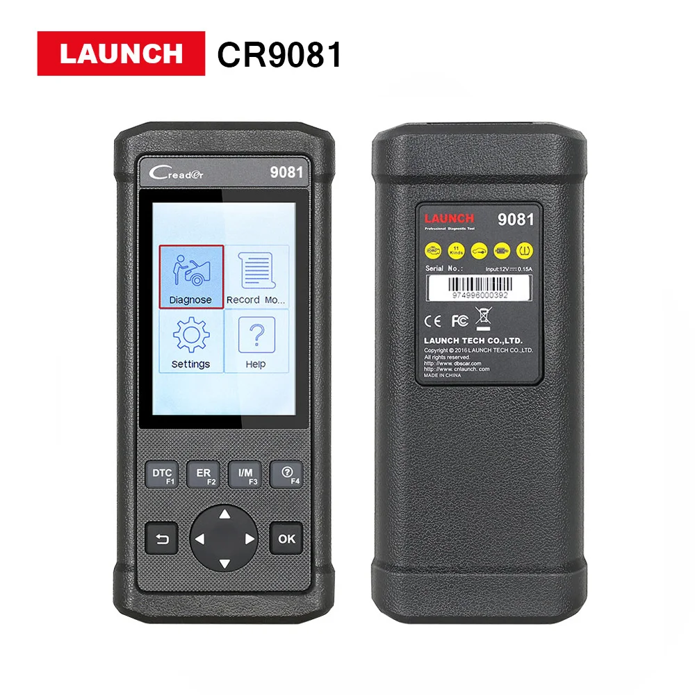 

Launch CReader CRP9081 OBD2 Scanner with TPMS Oil,EPB,DPF,ABS,SAS Reset Full OBD diagnostic Functions CRP 9081 DHL free