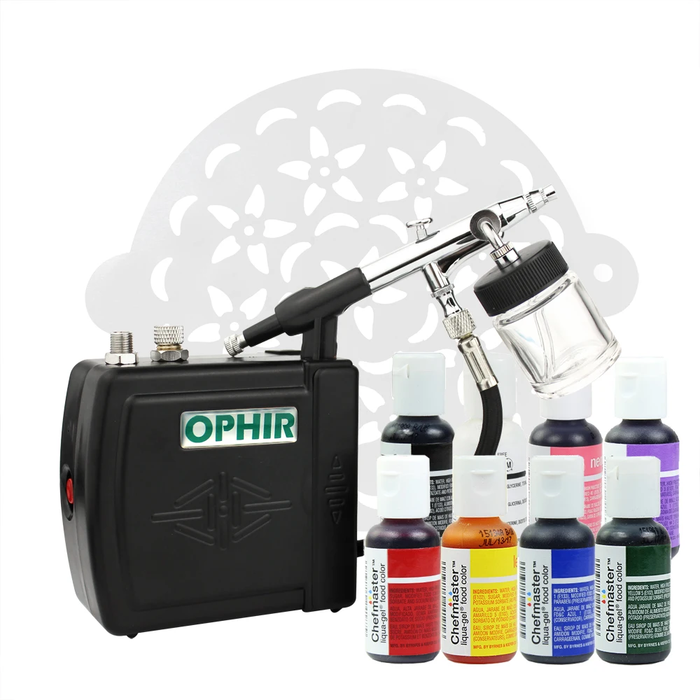 Airbrush Cake Decorating Tools Cake Stencils Food Pigments Mold