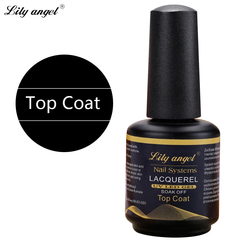 Lily angel 15ml Nail Cleaning Matt Top Coat Nail Gel Polish Matte Top ...