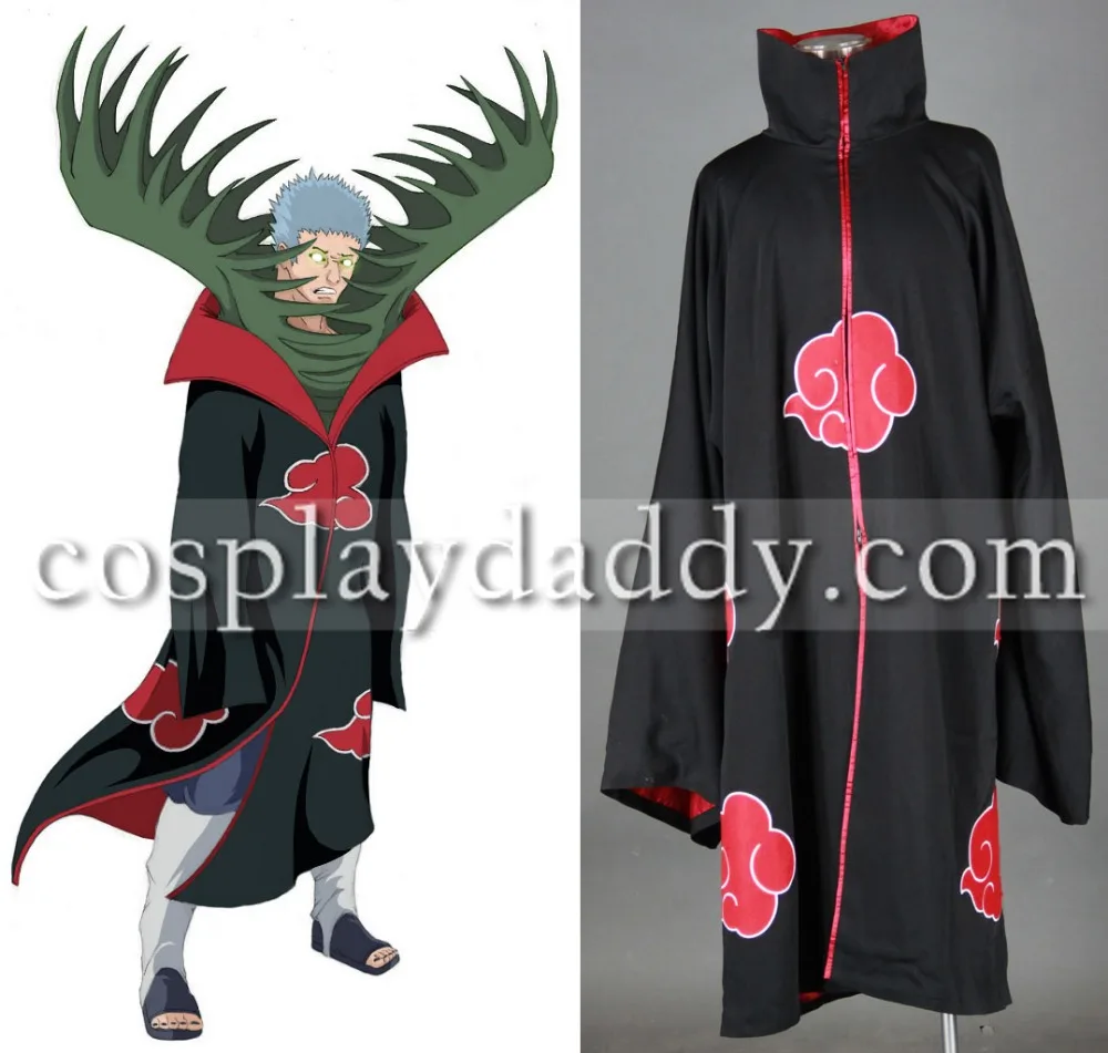 

Naruto Akatsuki Organization Cloak Cosplay Costume 2nd version
