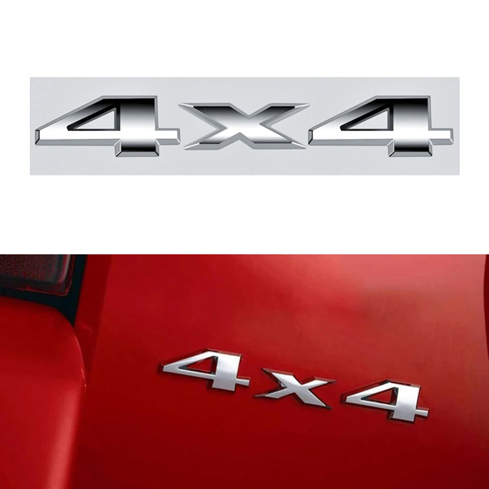 

4X4 Car Glue Sticker ABS Door Trunk Decal Auto Styling For Chevrolet Ford Land Rover Jeep GMC Vigo Dmax Adventure Mud Accessorie