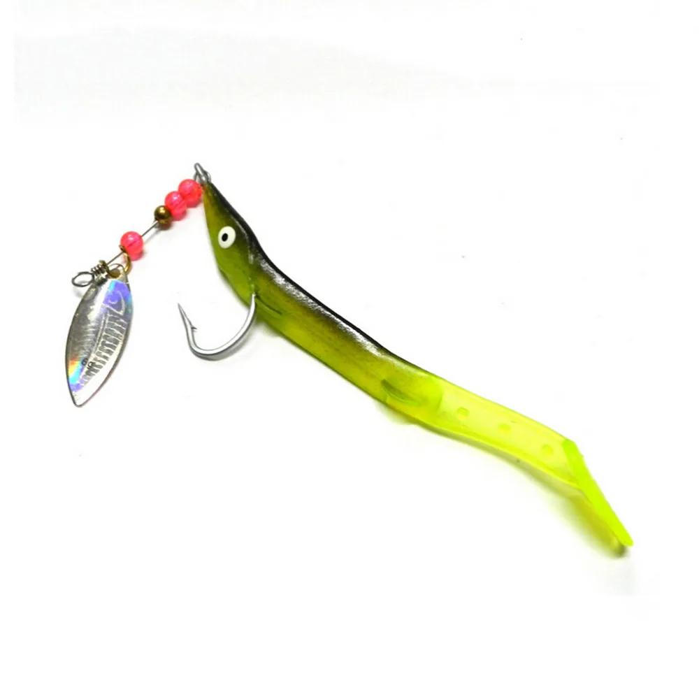 Rubber Fishing Baits Tiddler Bait With Hook Tackle Accessory Tools 1 Pc