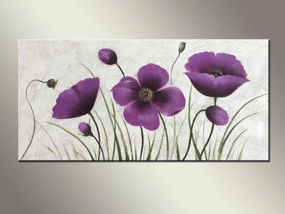 Easy flower paintings without frame -in Painting & Calligraphy from