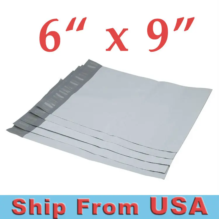 200 7.5x10.5 TUFF Poly Mailers 7.5 x 10.5 White Self Sealing Bags Envelopes 