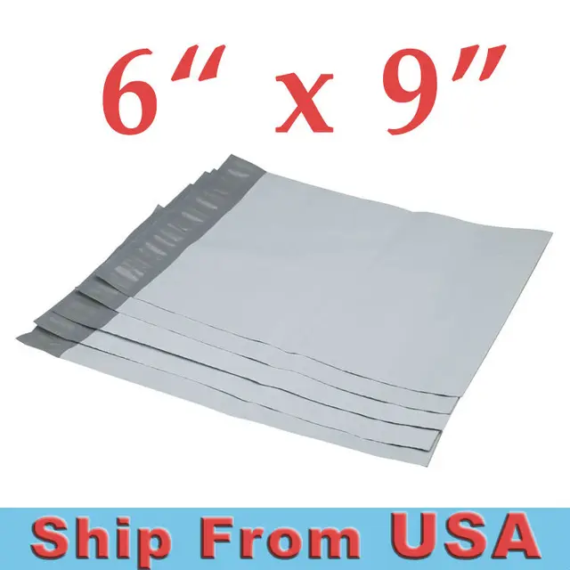 Ups Free Shipping1000pcs 6 X9 Poly Mailers Envelopes Shipping Bags Ups Free Shipping1000pcs 6 X9 Poly Mailers Envelopes Shipping Bags White Plastic Self Seal