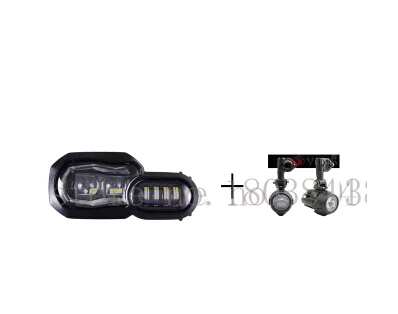 F700 F800 GS светодиодный сменный фонарь в сборе с HALO DRL - Цвет: headlight fog lamp