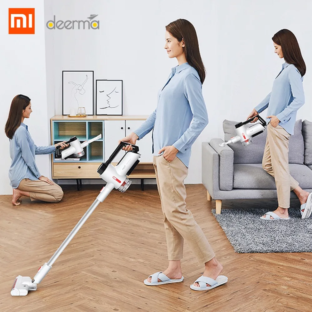

XIAOMI Deerma VC40 Vertical Vacuum Cleaner Handheld Steel Mesh Rotary Filter Portable Wireless Strong Suction Vacuum Cleaner