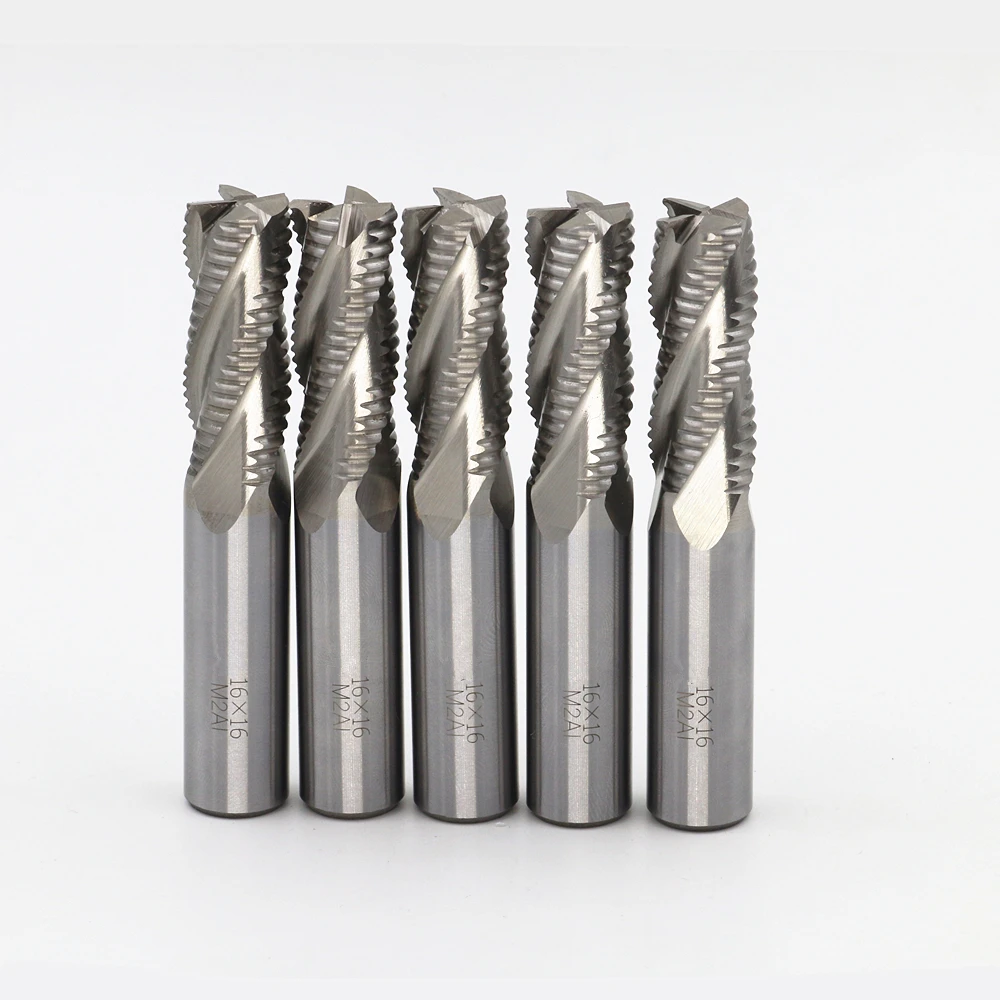 Free shipping 5 / bag New 4flute M2AI dia 16mm end mills cutter machine