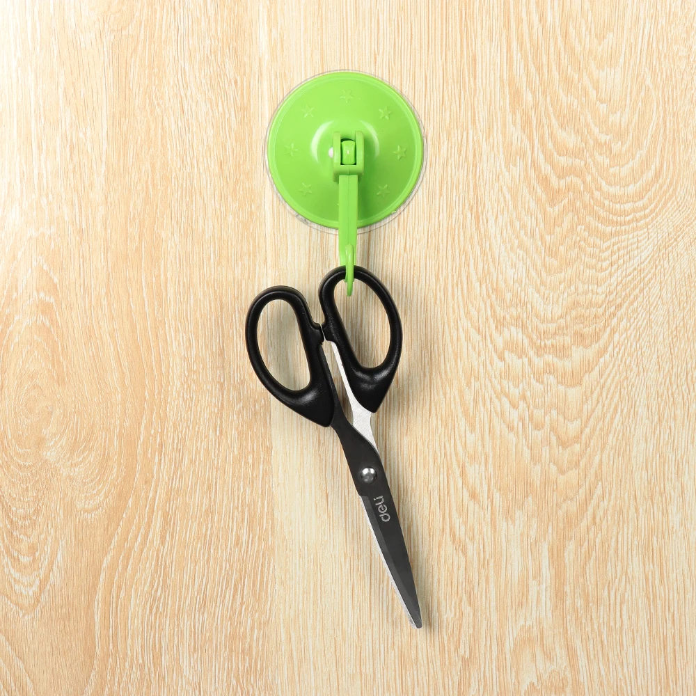 

1PC Color Random Removable Vacuum Strong Suction Cup Wall Hooks Free Seamless Hanger Bathroom Kitchen Accessories
