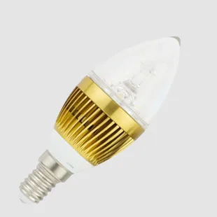VisWorth 3W 5W LED Candle Light E14 E27 Base Led Lamp 3PCS Leds AC 110V 220 240V Crystal Bulb Warm Cold White SpotLight | Лампы и