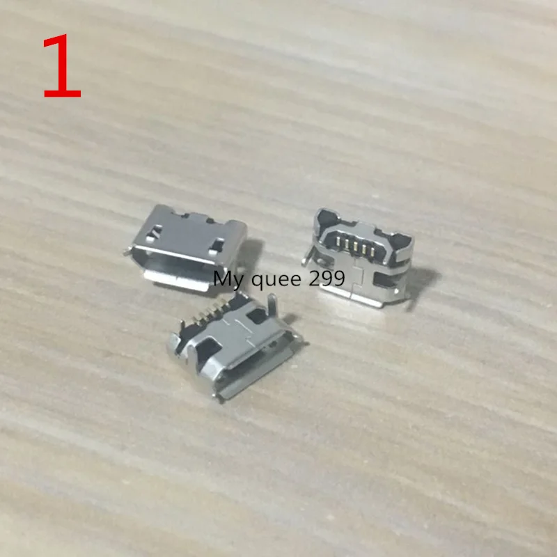 24 models Micro usb connector Very common charging port for Lenovo Huawei ZTE Huawei and other brand mobile,tablet GPS - Color: 1 10PCS