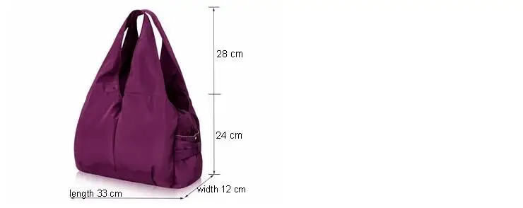 Женская сумка, повседневная большая сумка на плечо, модная нейлоновая Большая вместительная сумка-тоут, роскошный фирменный дизайн, однотонные черные сумки, водонепроницаемые сумки
