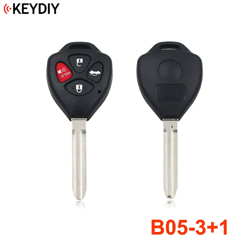 

B05-3+1 Original Universal for KD-X2 KD MINI KD900 URG200 3+1 Buttons Remote Control 4 Buttons Car Key Remote TY Style For KD900