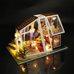 DIY модель кабины пакет подарок на день рождения игрушки Аврора кабина мини 3D теплица ремесло набор игровой дом игрушки для детей и взрослых
