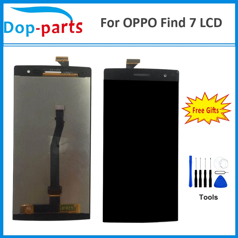 

5.5" IPS LCD For OPPO Find 7 LCD Display X9006 X9007 / X9077 X9067 Touch Screen Digitizer Assembly Replacement + tools 100% test