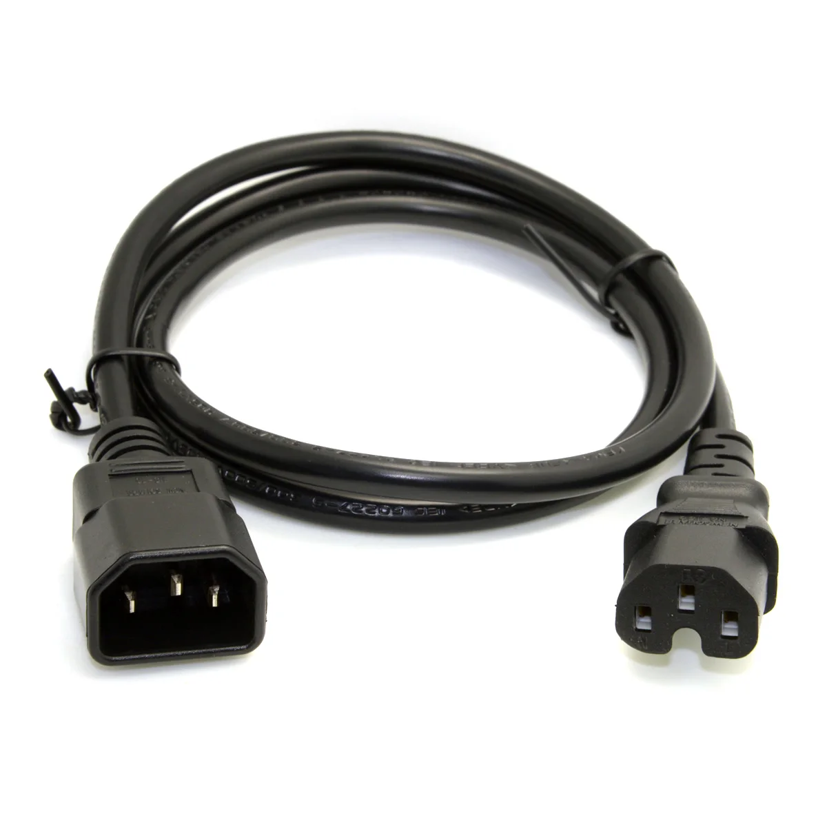 IEC 320 C14 Male to C15 Female Power Extension Cable for Kettle Plug