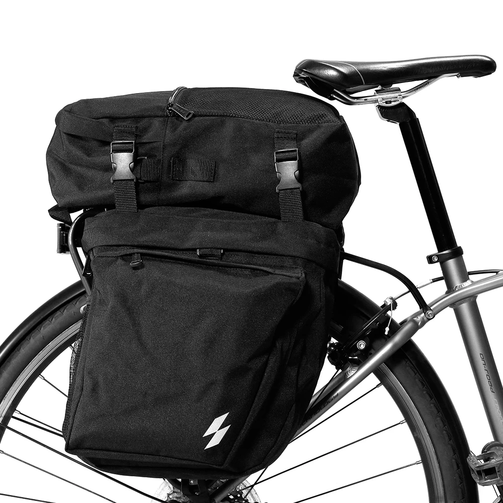 3 в 1 Многофункциональный велосипед сумки MTB Задняя деталь велосипеда сиденье багажника сумка Велоспорт велосипед дополнительный багажник 37L