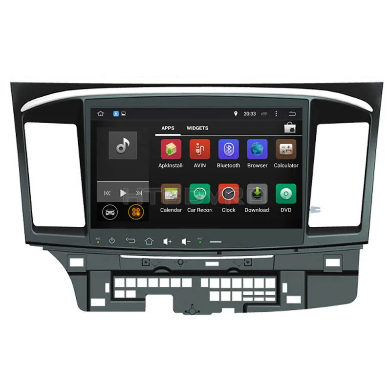 Sale YMODVHT 10.1inch Octa Core 4GB+32GB Android 9.0 Car DVD Player for Mitsubishi Lancer 2007-  Radio Stereo GPS Navigation 1