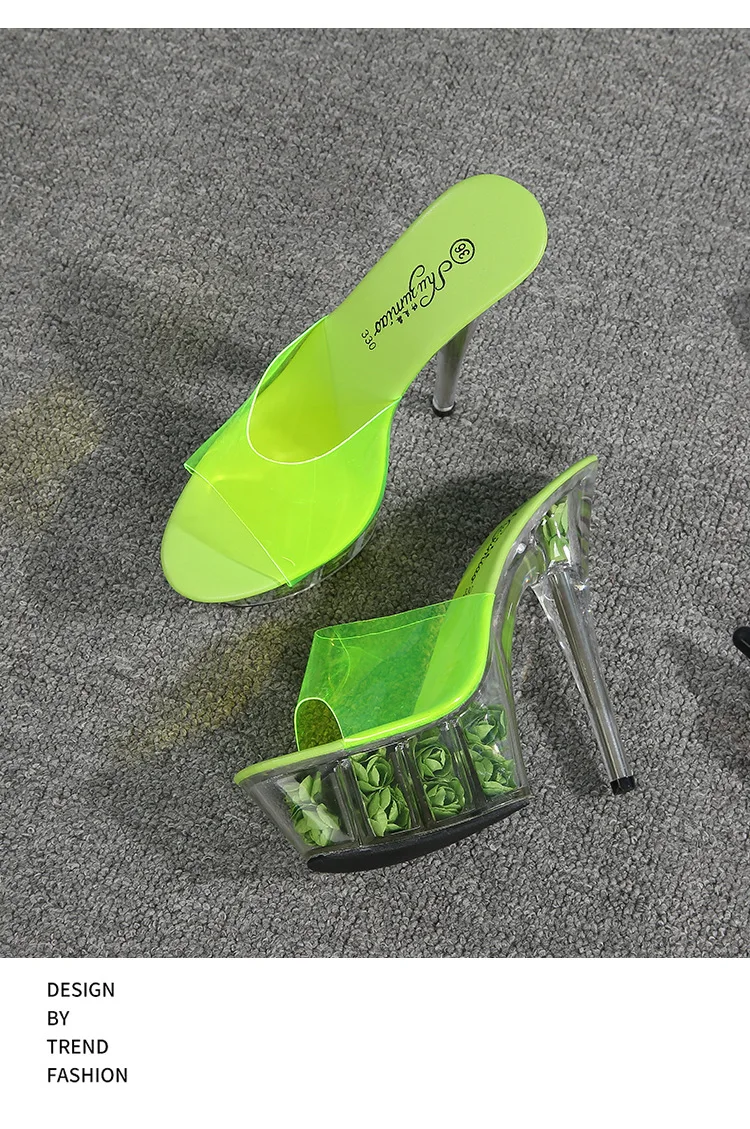 LTARTA/босоножки с цветочным принтом на очень высоком каблуке для ночного клуба женская обувь со стразами на платформе