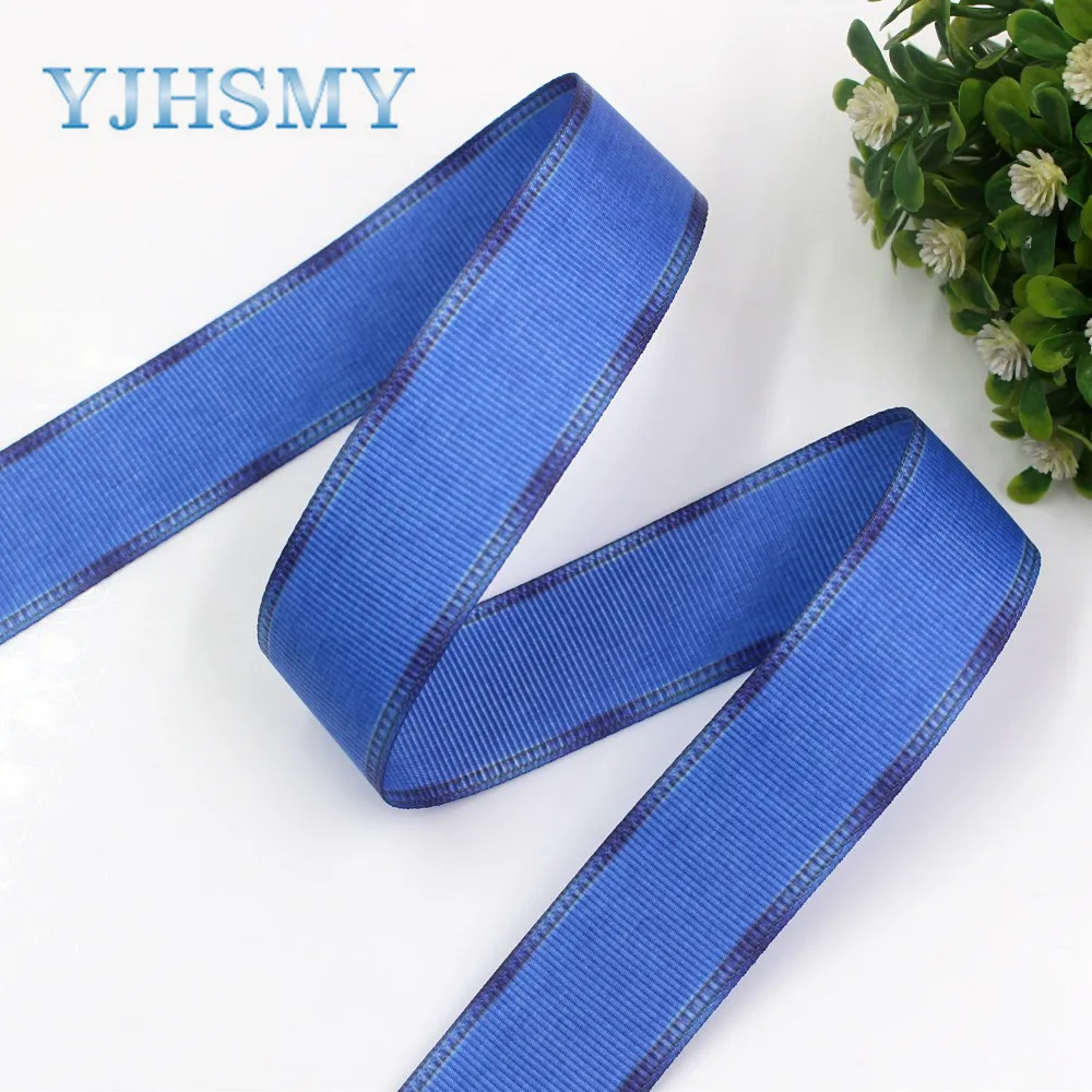 YJHSMY I-181220-304 25 мм 5 ярдов Двусторонняя ковбойская термопереводная печать ленты