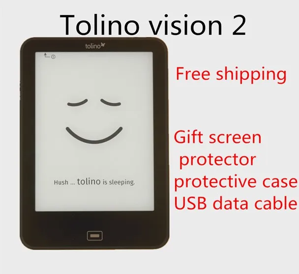 Устройство чтения электронных книг Tolino Vision 2 e reader ink 6 дюймов 1024x758 сенсорный экран