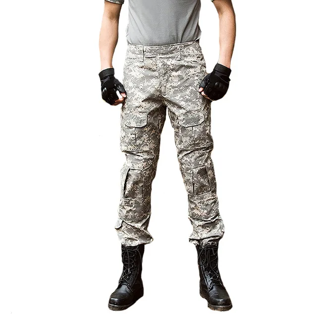 Tactical Pants Military Cargo Pants Men Camouflage Pantalon Frog Pants Knee Pads Work Trousers Army Hunter SWAT Combat Trousers cargo trousers Cargo Pants