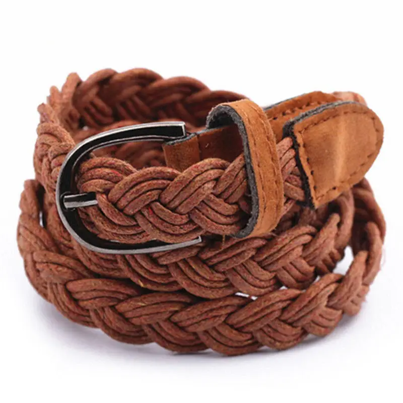 Candy Colors Hemp Rope Braid Belt Female Belt For Dress Length 102cm Womens Belt 2018 New