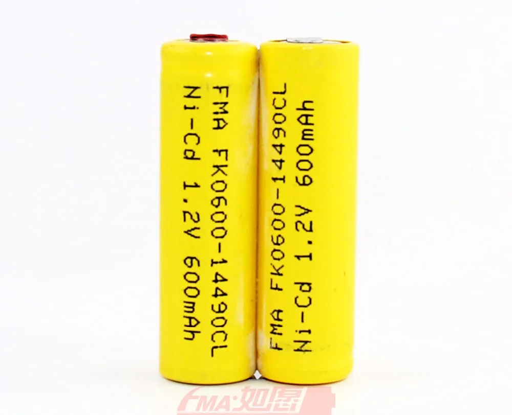 Ni-Cd AA 2,4 V 600/900mAh аккумуляторная батарея DIY для воды pik WP-900 Remington Barba триммер Бритва 10x20x44 мм